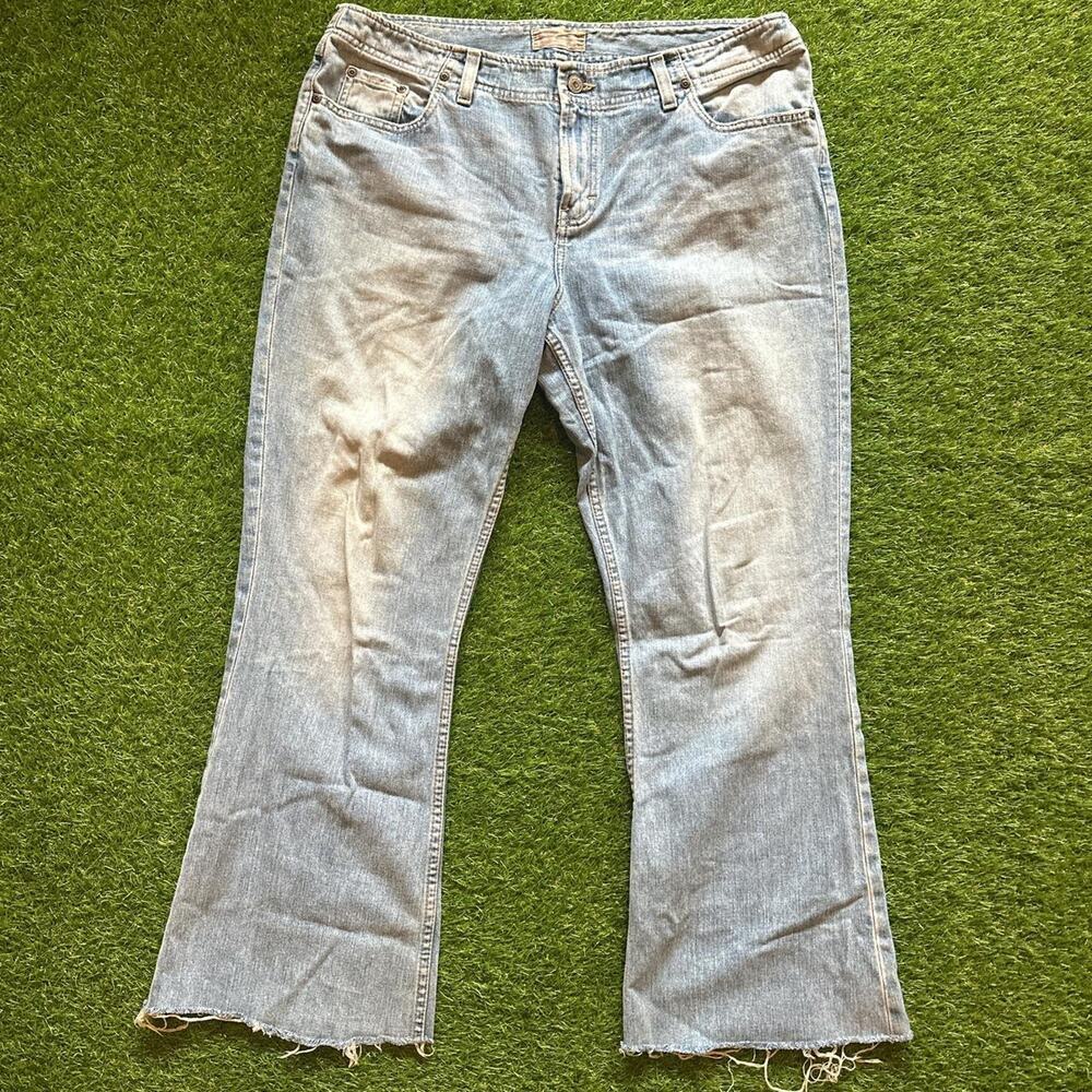 BKE "1966 Denim" Frayed Hem Jeans